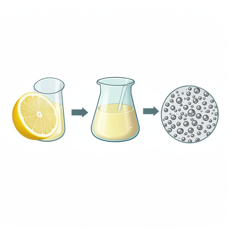 AI-generated conceptual illustration (Citrus limon peel extract and palladium nanoparticles). It explains the idea and does not show study data.