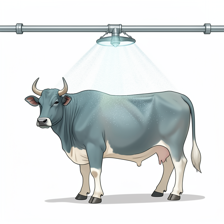 AI-generated conceptual illustration (subtropical dairy buffaloes). It explains the idea and does not show study data.