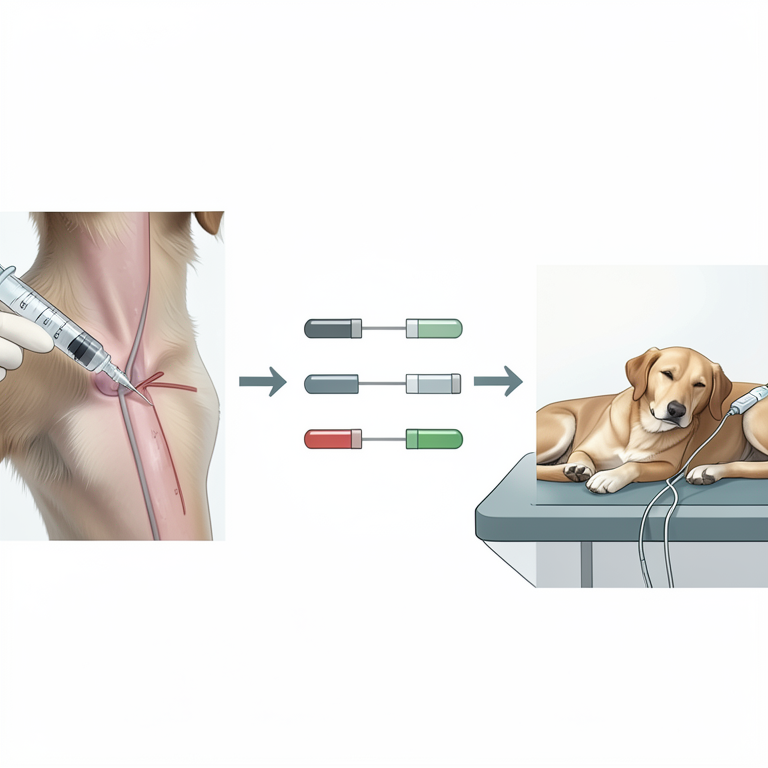 AI-generated conceptual illustration (domestic dogs). It explains the idea and does not show study data.