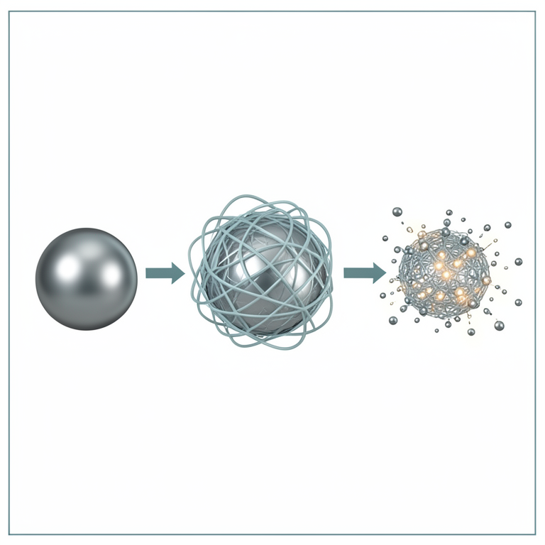 AI-generated conceptual illustration (chitosan-capped silver nanoparticles). It explains the idea and does not show study data.