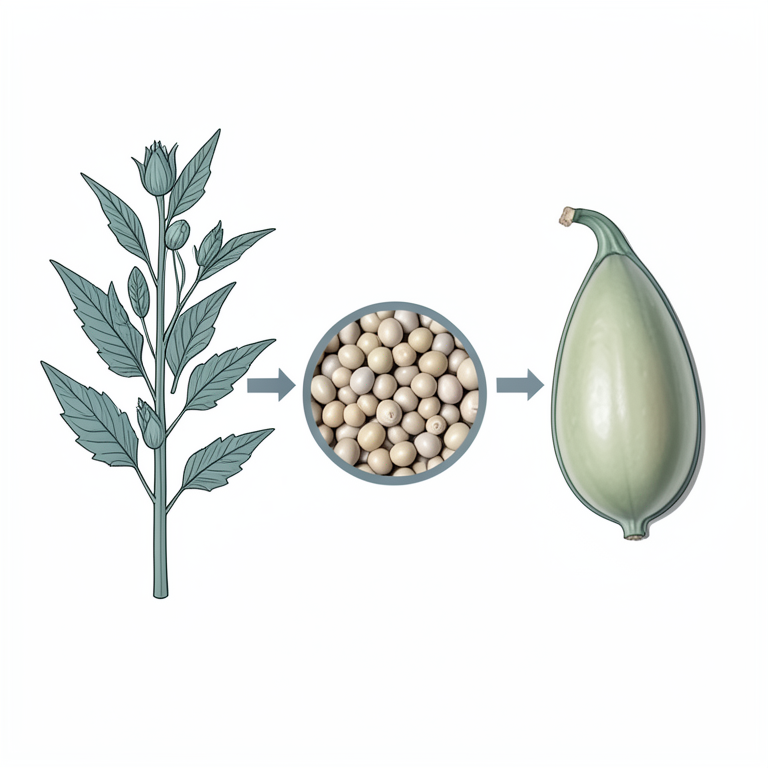 AI-generated conceptual illustration (Ethiopian mustard plants (Brassica juncea)). It explains the idea and does not show study data.