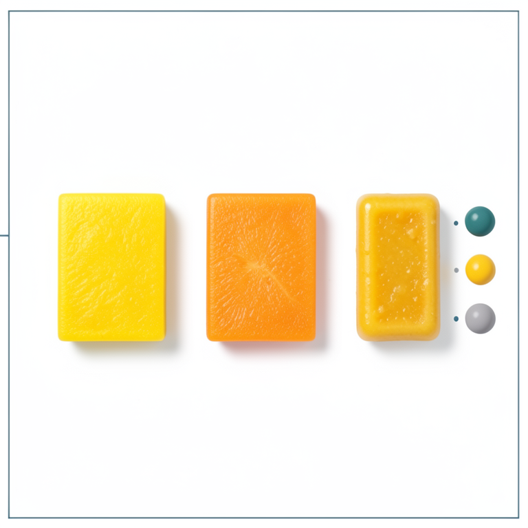 AI-generated conceptual illustration (Fortified fruit bars made from mango and papaya). It explains the idea and does not show study data.