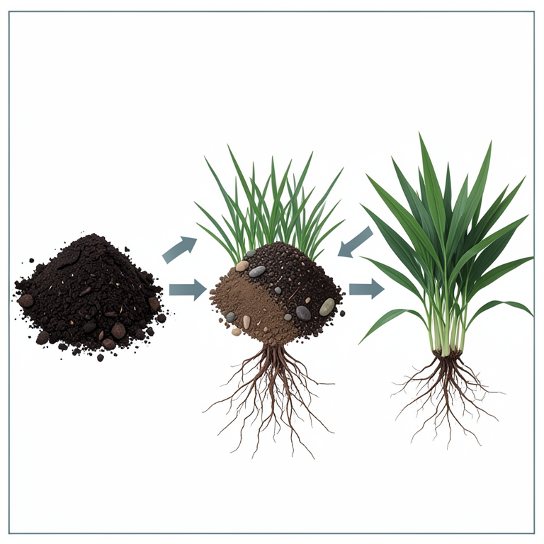 AI-generated conceptual illustration (rice plants (Oryza sativa)). It explains the idea and does not show study data.
