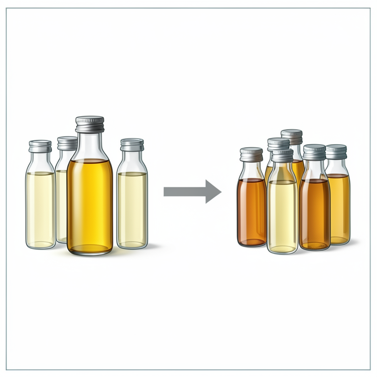 AI-generated conceptual illustration (Virgin sesame oil, palm oil, and groundnut oil). It explains the idea and does not show study data.