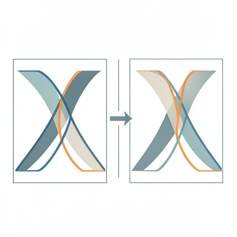 AI-generated conceptual illustration (Abstract mathematical probability distributions). It explains the idea and does not show study data.