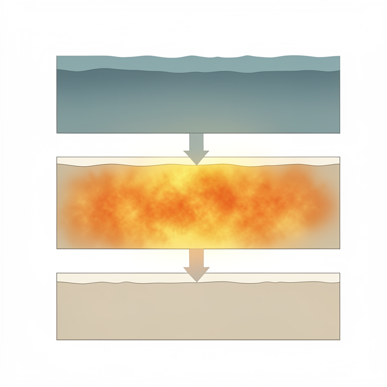 AI-generated conceptual illustration (Bengal floodplain soil and groundwater cross-section). It explains the idea and does not show study data.