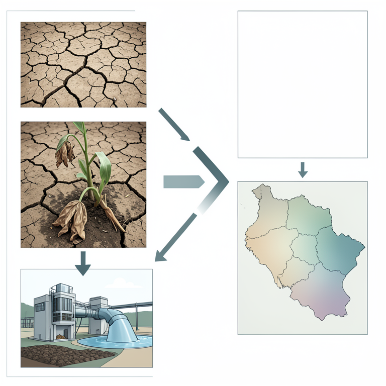 AI-generated conceptual illustration (Agricultural landscapes of Maharashtra, India). It explains the idea and does not show study data.
