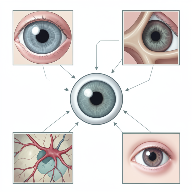 AI-generated conceptual illustration (human eyes and retinas). It explains the idea and does not show study data.