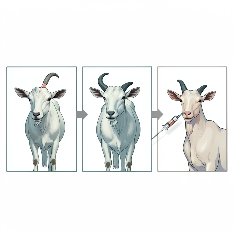 AI-generated conceptual illustration (Osmanabadi goats). It explains the idea and does not show study data.
