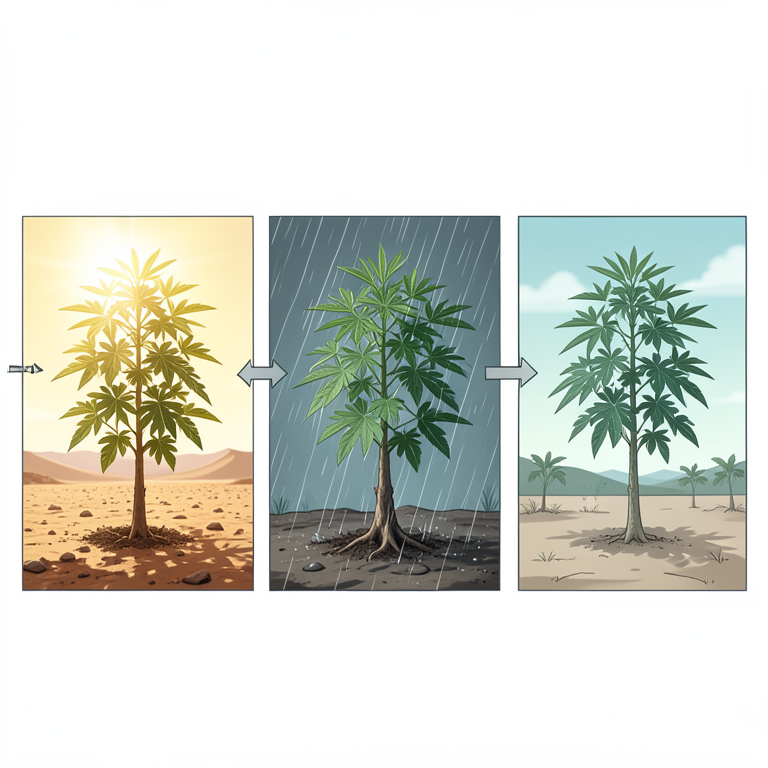 AI-generated conceptual illustration (Moringa oleifera plants). It explains the idea and does not show study data.
