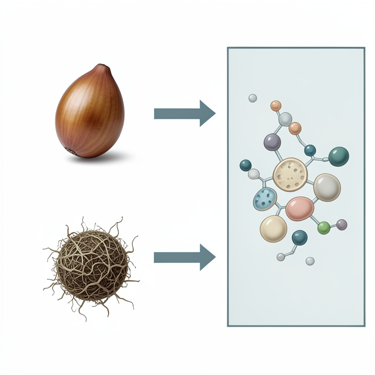AI-generated conceptual illustration (Pongamia pinnata seeds). It explains the idea and does not show study data.