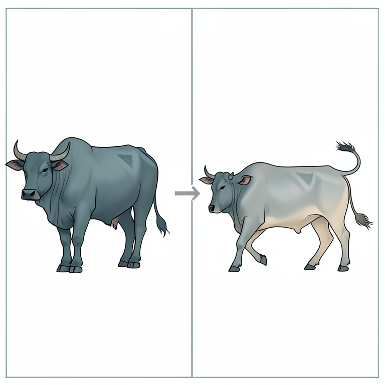 AI-generated conceptual illustration (subtropical buffaloes). It explains the idea and does not show study data.