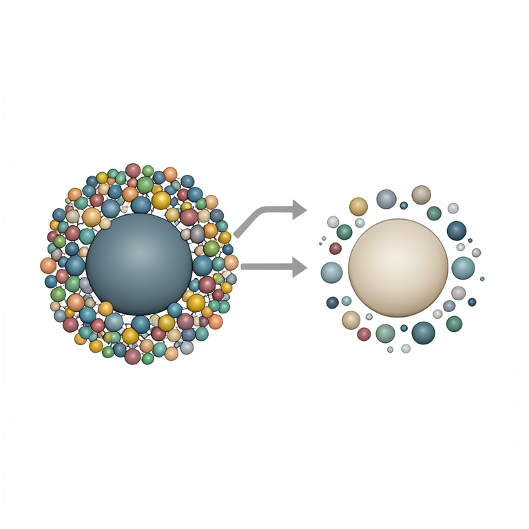 AI-generated conceptual illustration (Sesame oil lipid molecules and antioxidant compounds). It explains the idea and does not show study data.