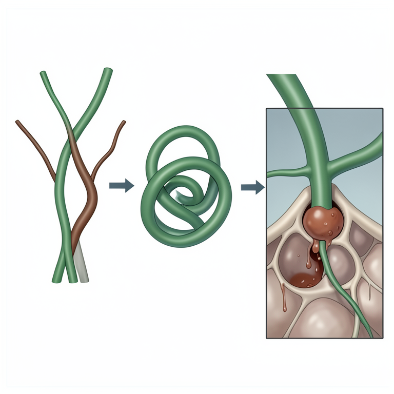 AI-generated conceptual illustration (Trichoderma fungus and Rhizoctonia solani fungus hyphae). It explains the idea and does not show study data.