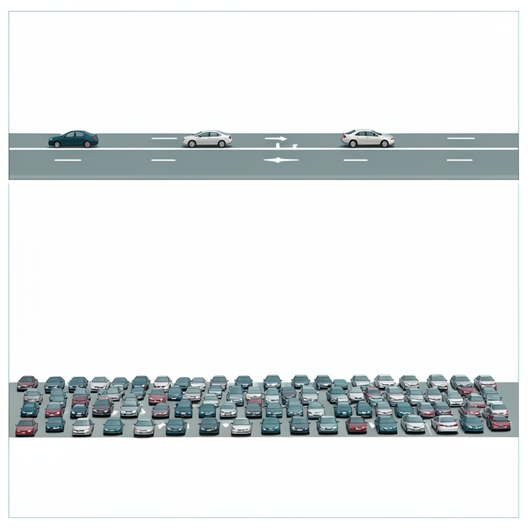 AI-generated conceptual illustration (cars on a Nigerian urban road). It explains the idea and does not show study data.