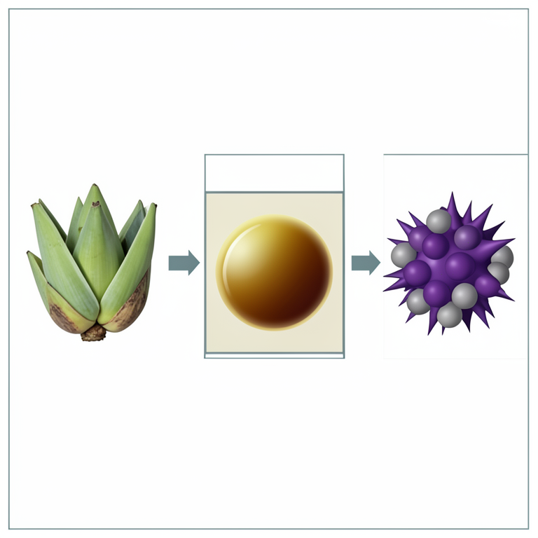 AI-generated conceptual illustration (Pandanus odoratissimus fruits). It explains the idea and does not show study data.