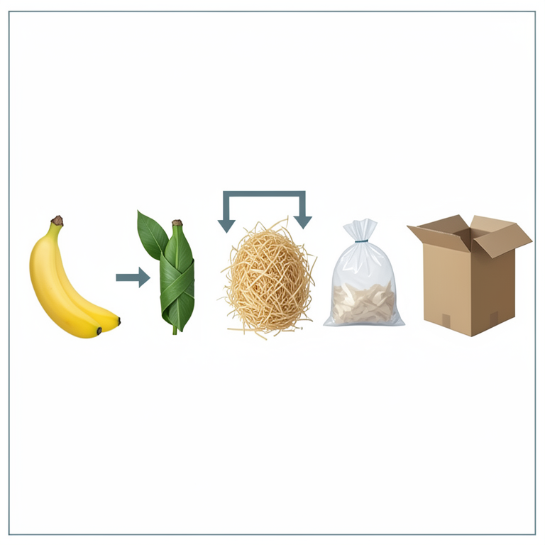 AI-generated conceptual illustration (banana fruits). It explains the idea and does not show study data.