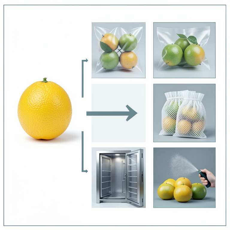 AI-generated conceptual illustration (Mosambi (Citrus limetta) fruit). It explains the idea and does not show study data.