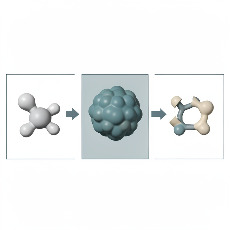 AI-generated conceptual illustration (Beta-lactamase enzyme and a beta-lactam antibiotic molecule). It explains the idea and does not show study data.