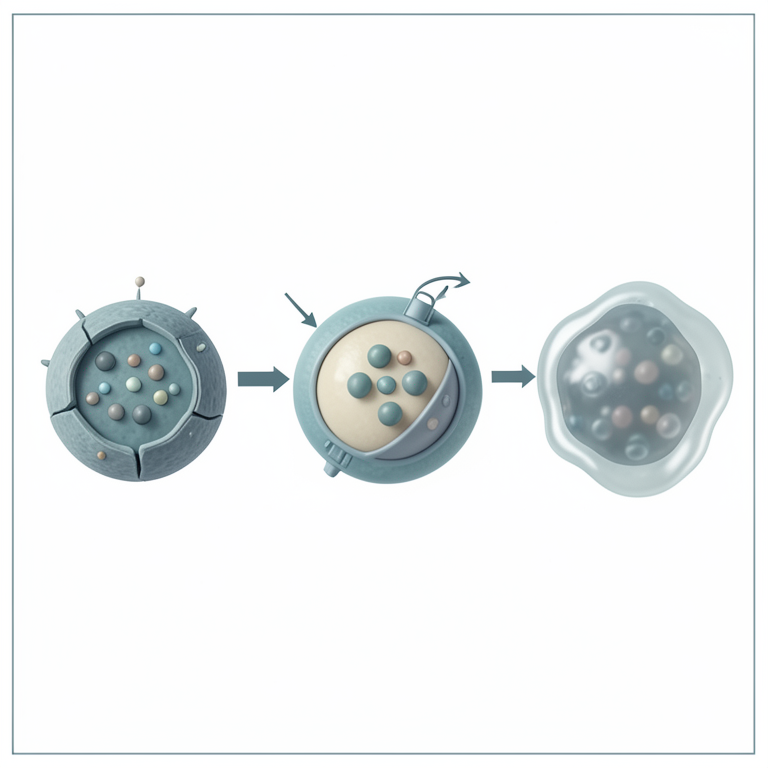AI-generated conceptual illustration (Gram-negative bacterial cell). It explains the idea and does not show study data.