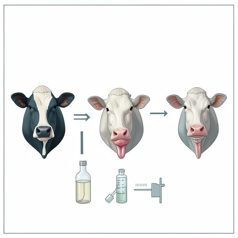 AI-generated conceptual illustration (bovine (cows)). It explains the idea and does not show study data.