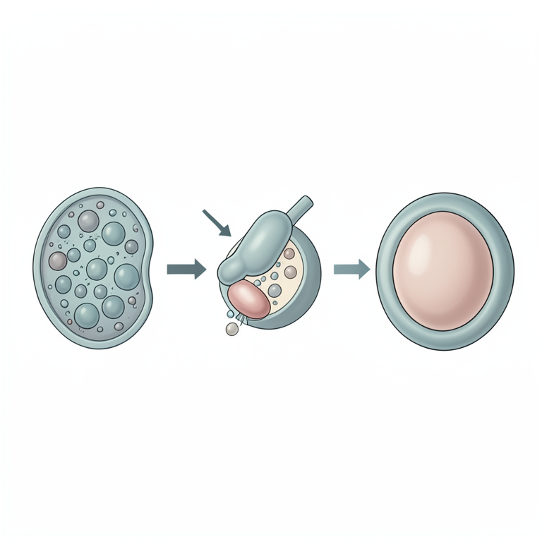 AI-generated conceptual illustration (dairy cow mammary gland cells and neutrophils). It explains the idea and does not show study data.