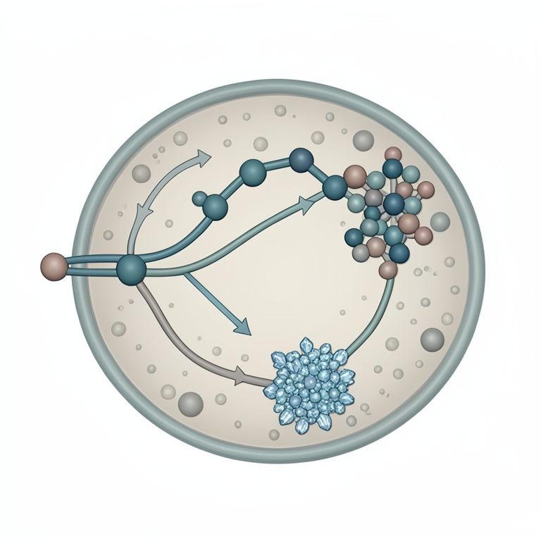 AI-generated conceptual illustration (Escherichia coli bacteria). It explains the idea and does not show study data.
