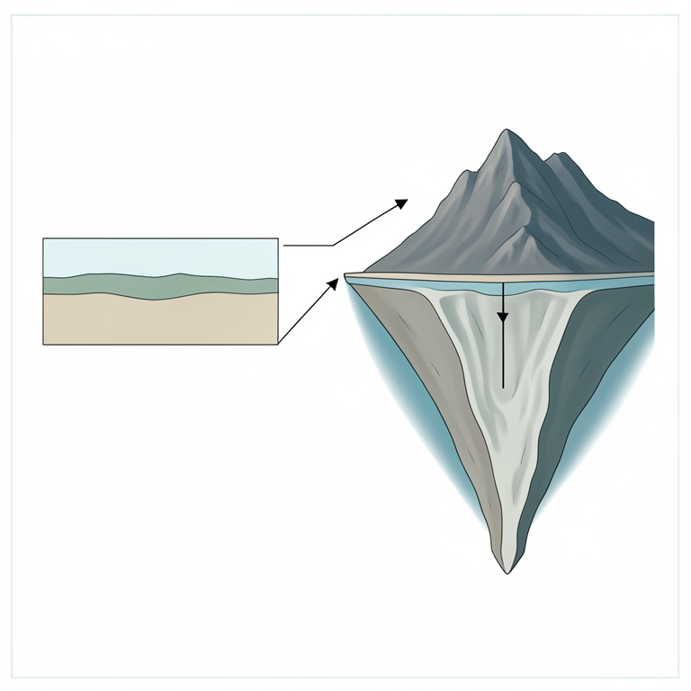 AI-generated conceptual illustration (The Earth's crust and upper mantle beneath the Tibetan Plateau). It explains the idea and does not show study data.