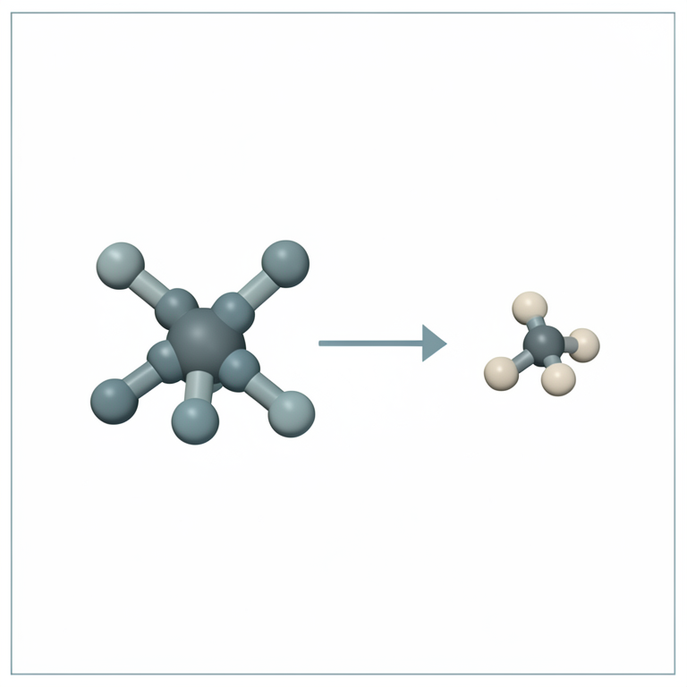 AI-generated conceptual illustration (Ionic liquid molecular structures). It explains the idea and does not show study data.