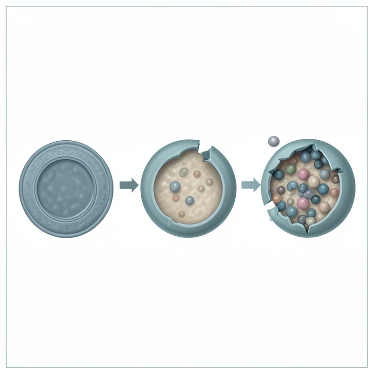 AI-generated conceptual illustration (Escherichia coli bacteria). It explains the idea and does not show study data.
