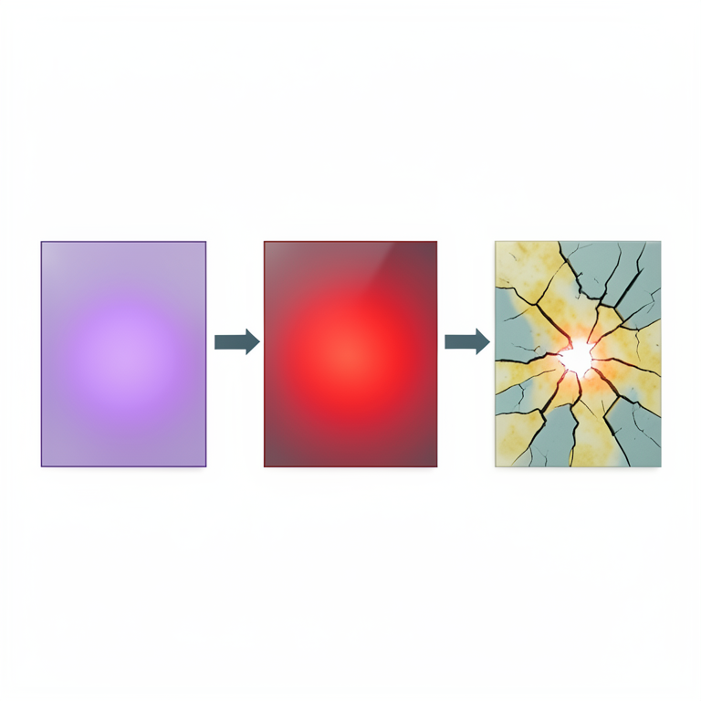 AI-generated conceptual illustration (polystyrene films). It explains the idea and does not show study data.