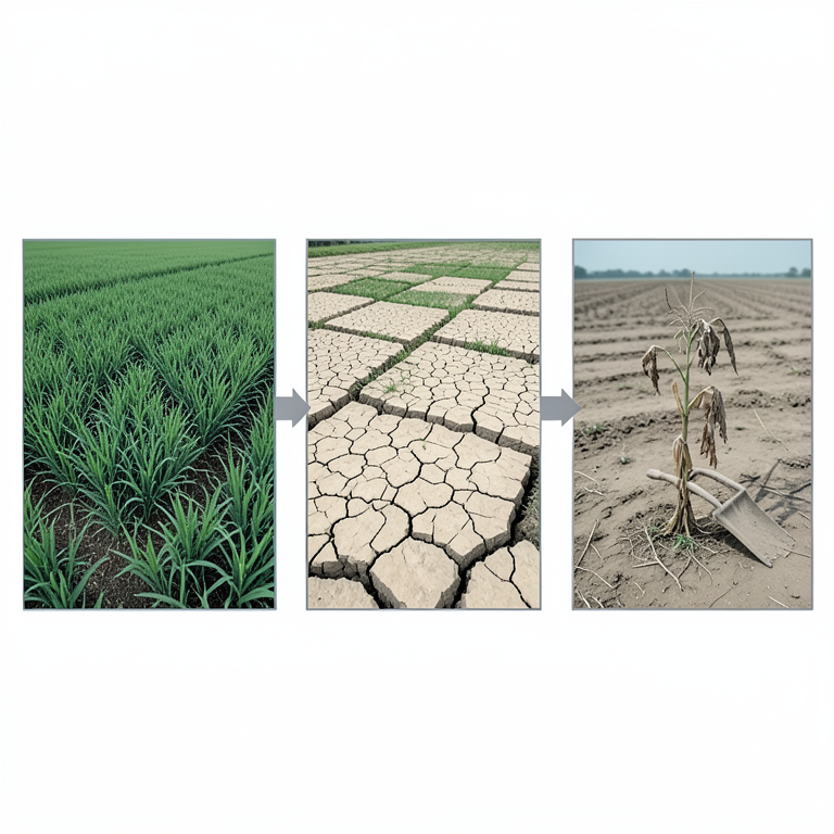 AI-generated conceptual illustration (Indian farmland and rural agricultural landscape). It explains the idea and does not show study data.