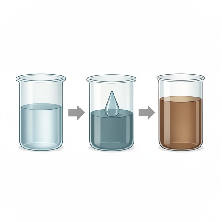 AI-generated conceptual illustration (Paracetamol molecules in a glass beaker). It explains the idea and does not show study data.