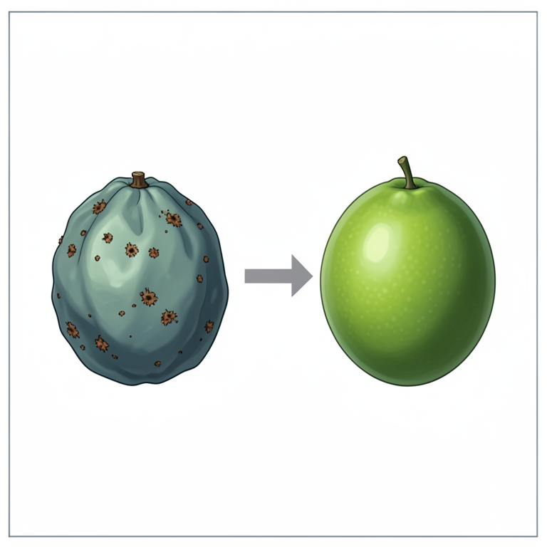 AI-generated conceptual illustration (Kagzi lime fruits). It explains the idea and does not show study data.