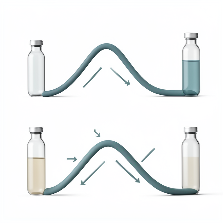 AI-generated conceptual illustration (human blood serum samples). It explains the idea and does not show study data.