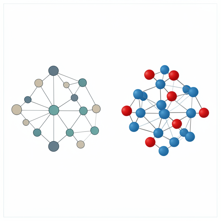 AI-generated conceptual illustration (mathematical graph network of vertices and edges). It explains the idea and does not show study data.