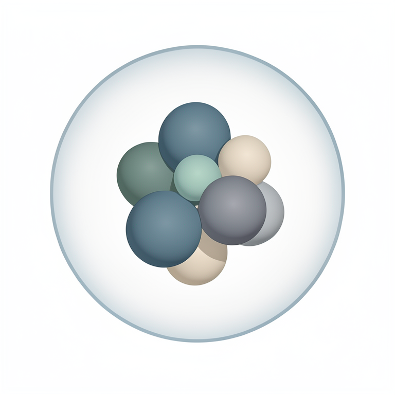 AI-generated conceptual illustration (Abstract geometric nested spheres representing mathematical set hierarchies). It explains the idea and does not show study data.