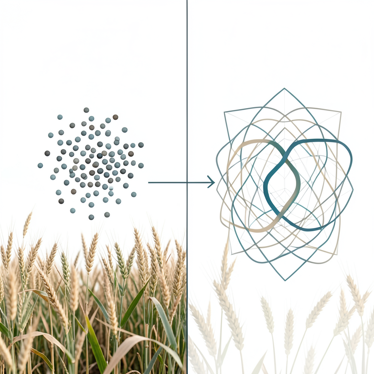 AI-generated conceptual illustration (Nutri cereals (finger millet, pearl millet, and foxtail millet) in Indian agricultural fields). It explains the idea and does not show study data.