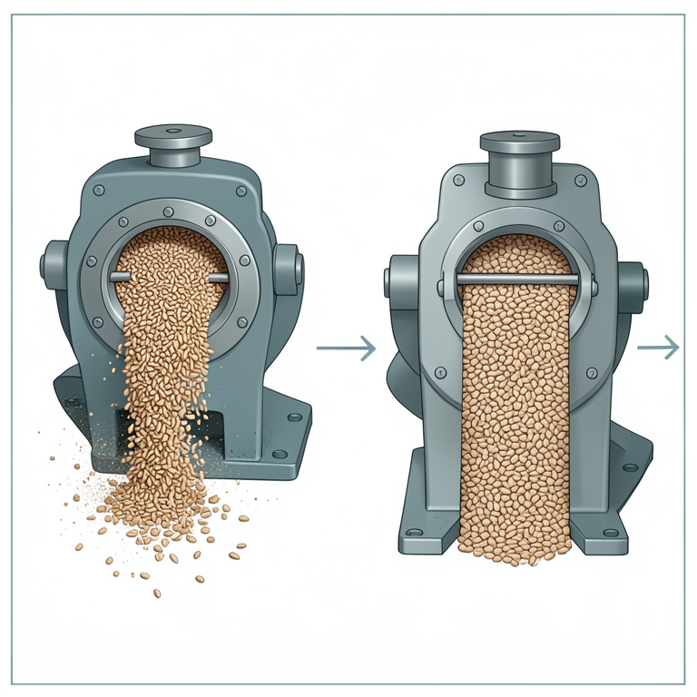 AI-generated conceptual illustration (millet grains and milling machinery). It explains the idea and does not show study data.