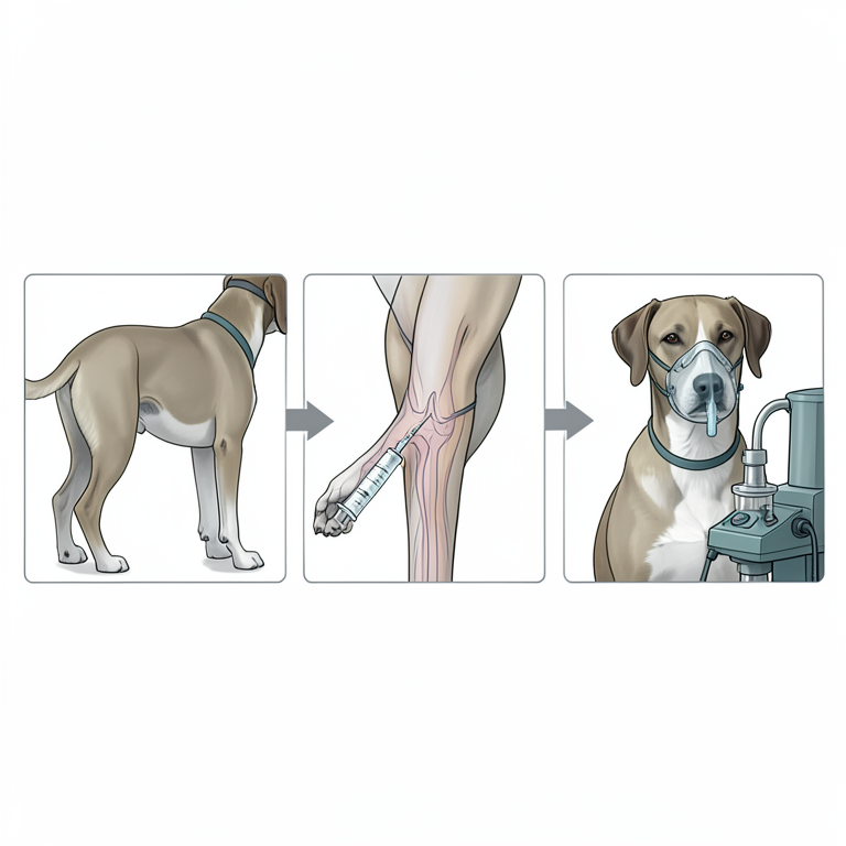 AI-generated conceptual illustration (domestic dogs). It explains the idea and does not show study data.