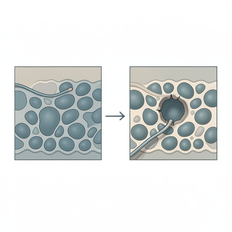 AI-generated conceptual illustration (bacterial lipid bilayer membrane and imidazole-silver complexes). It explains the idea and does not show study data.