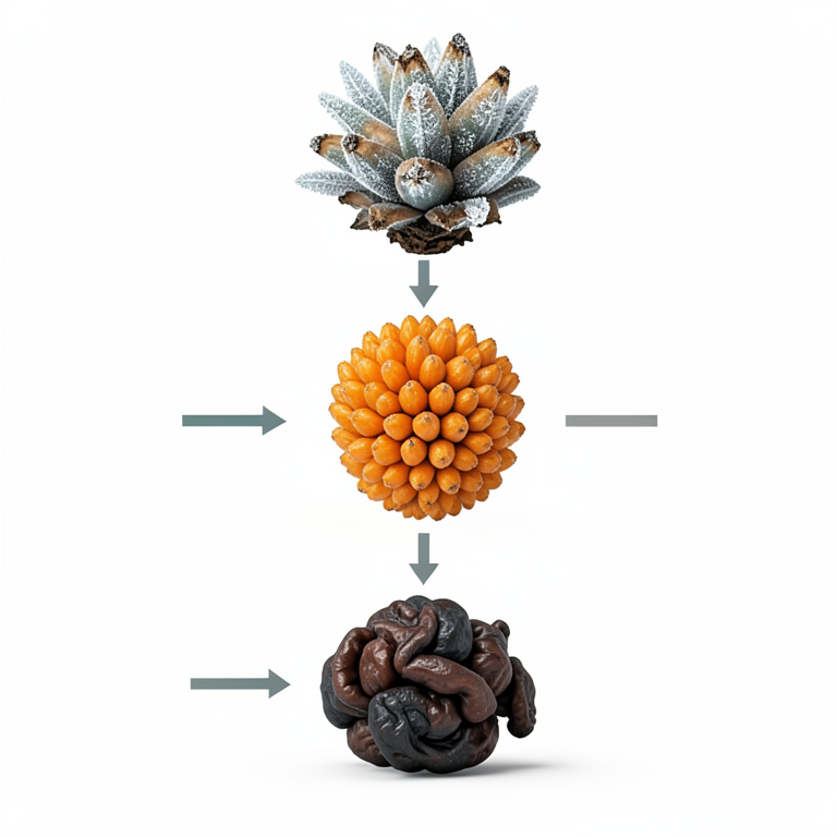 AI-generated conceptual illustration (oil palm fruit bunches). It explains the idea and does not show study data.