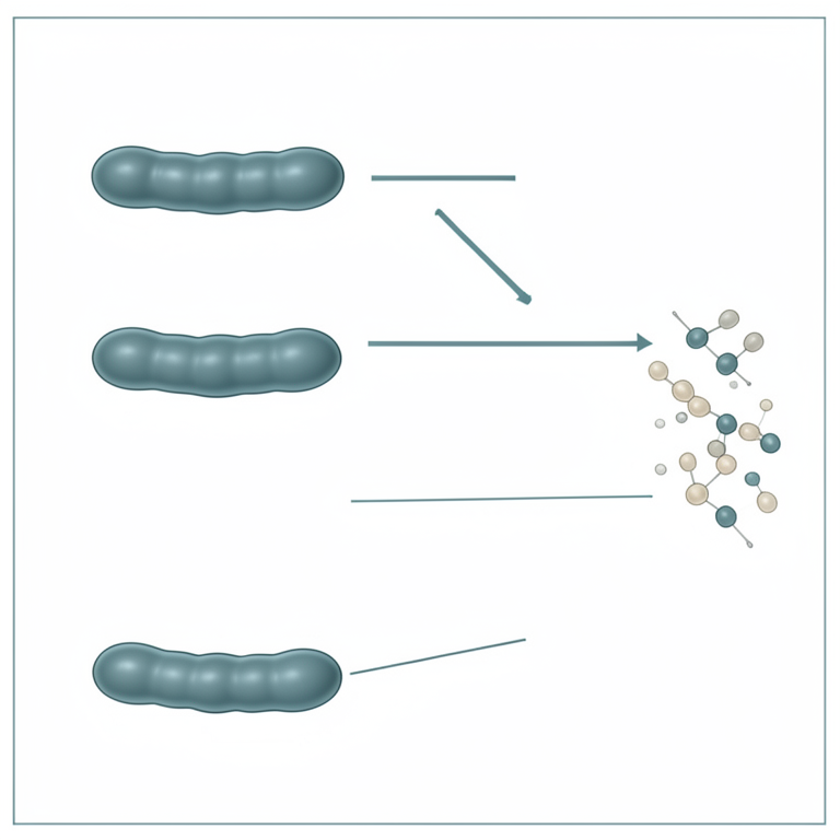 AI-generated conceptual illustration (Enterobacter asburiae, Rothia kristinae, and Aeromonas hydrophila bacteria in agricultural soil). It explains the idea and does not show study data.