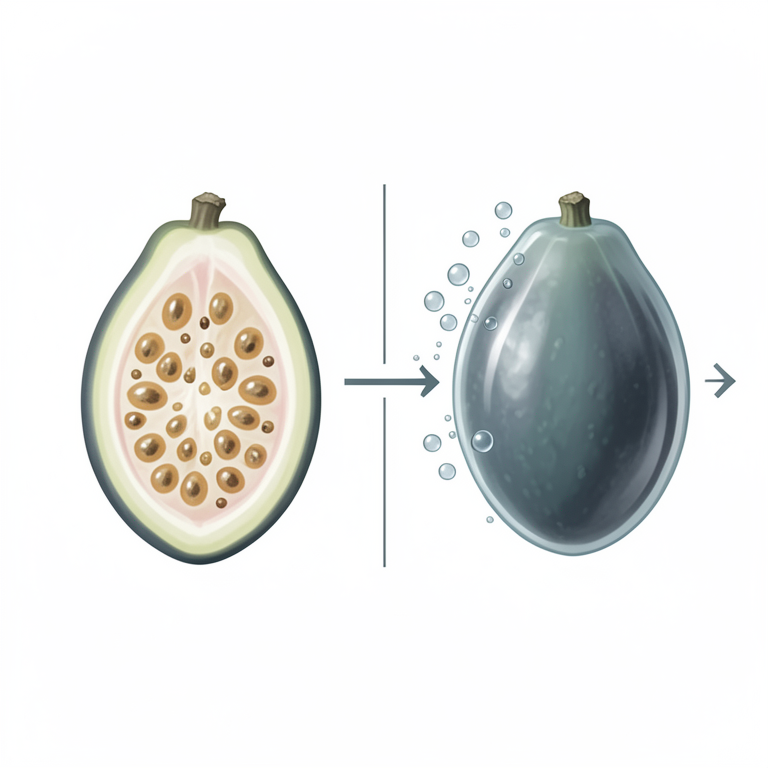 AI-generated conceptual illustration (guava fruit). It explains the idea and does not show study data.