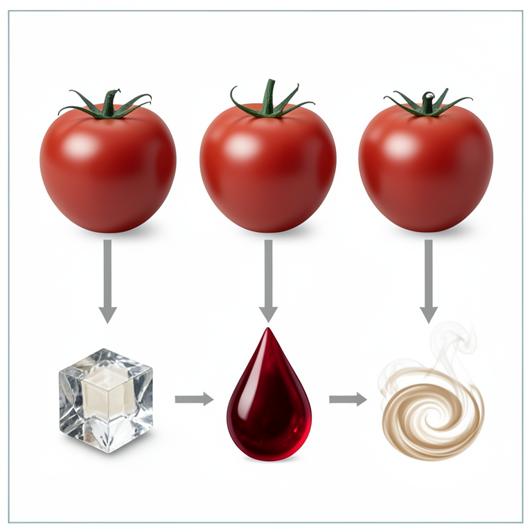 AI-generated conceptual illustration (Japanese tomato fruits). It explains the idea and does not show study data.