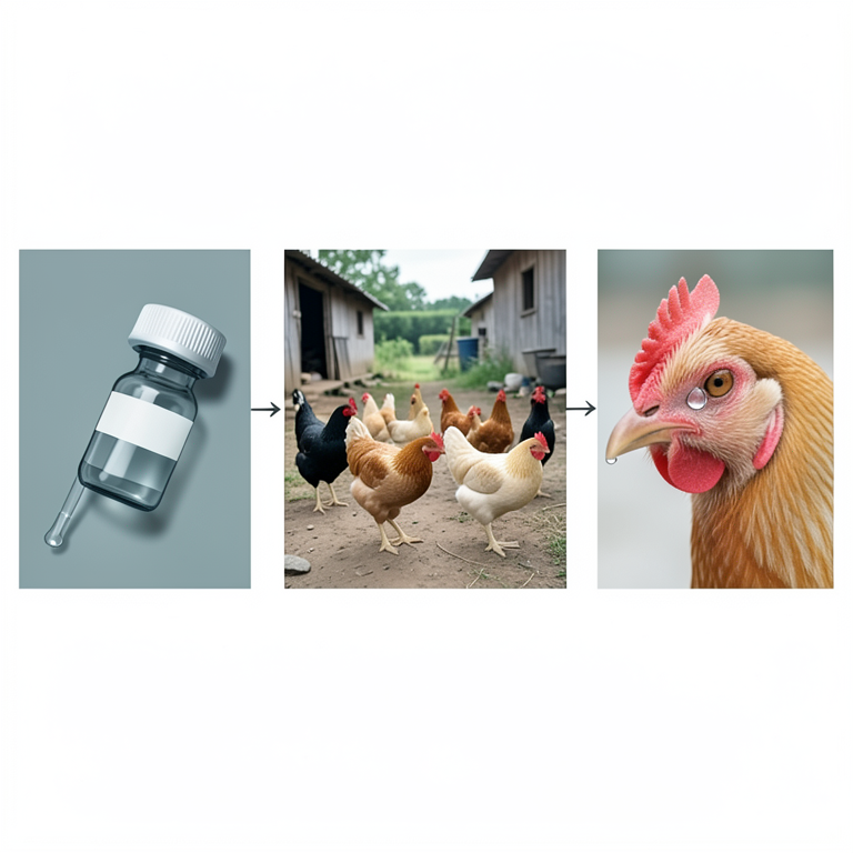 AI-generated conceptual illustration (village chickens in rural Ethiopia). It explains the idea and does not show study data.
