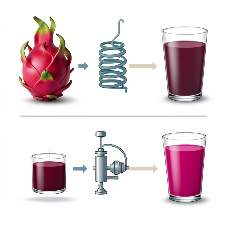 AI-generated conceptual illustration (Red dragon fruit (Hylocereus polyrhizus)). It explains the idea and does not show study data.