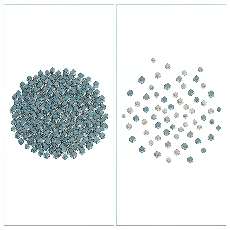 AI-generated conceptual illustration (Nandurbar city urban layout). It explains the idea and does not show study data.
