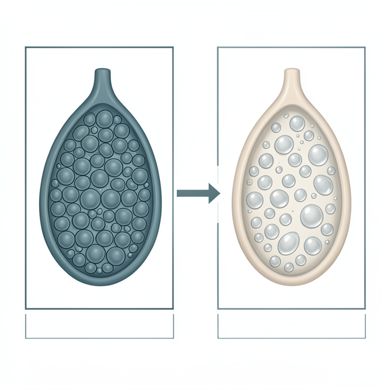 AI-generated conceptual illustration (cow mammary gland and milk droplets). It explains the idea and does not show study data.