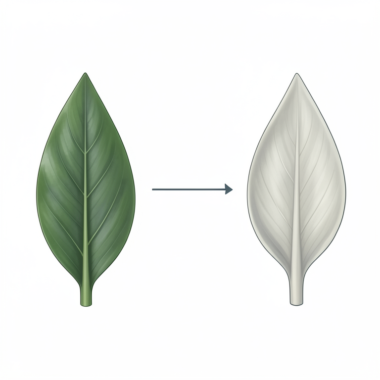 AI-generated conceptual illustration (Borassus flabellifer (Palmyra palm) storage scale leaves). It explains the idea and does not show study data.